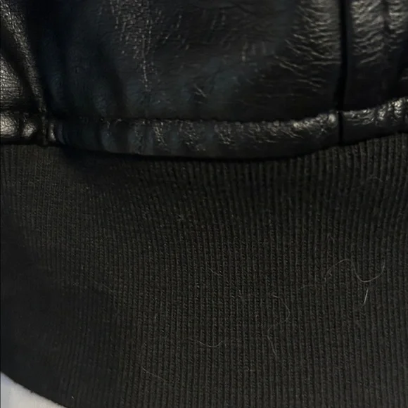 Women's Black Bomber Jacket - Picture 7 of 12